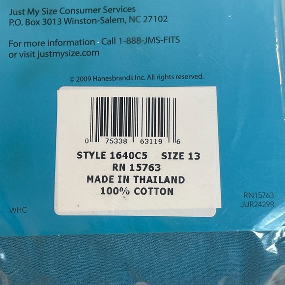 Just My Size Cotton Briefs Panties Plus Sz 13 15 Pairs Hi Cut Pink Lot New Pack - Picture 15 of 16